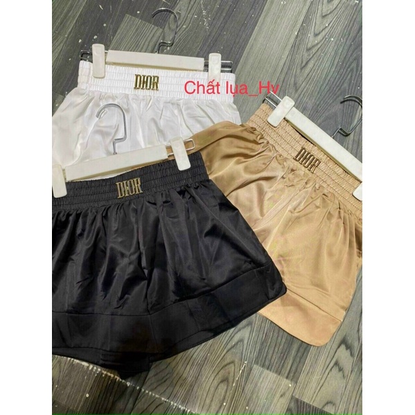 Quần short cạp chun logo hàng việt