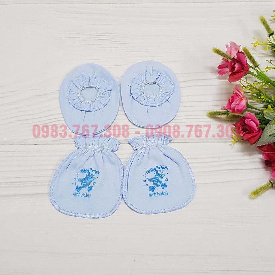 Set Bao Tay Chân Chun Cho Bé Sơ Sinh - Đủ Màu Cho Bé Trai Bé Gái - BTT00590