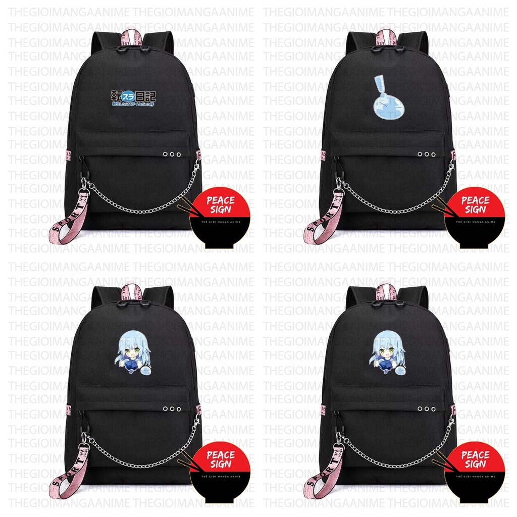 Balo thông minh ĐEN in hình Tensei-shitara Slime datta Ken Lúc đó, tôi đã chuyển sinh thành Slime