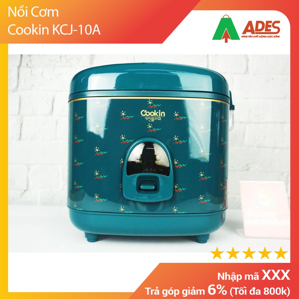 [Mã ELHASALE1TR giảm 5% đơn 3TR] Nồi Cơm Cookin KCJ-10A | NHẬP KHẨU NGUYÊN CHIẾC CHÍNH HÃNG | GIÁ RẺ VÔ ĐỊCH