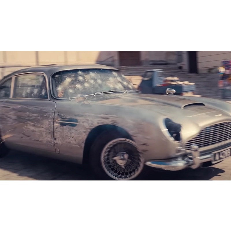 Xe mô hình Hot Wheels Premium Aston Martin DB5 series 007, Bánh Cao Su hotwheels hiếm