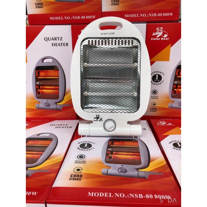 Quạt sưởi hồng ngoại FUJI chính hãng chất lượng cao, Máy Sưởi ấm phòng ngủ đèn sưởi ấm cho bé
