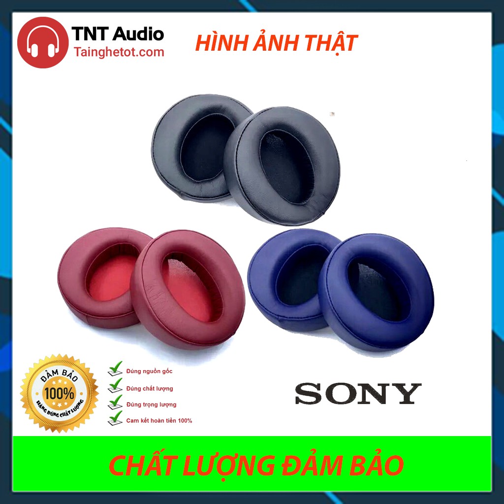 Đệm thay thế cho sony xb950bt , xb950b1 , xb950n1 ( 1 cặp )( pad da tai nghe sony mdr-xb950n1 , mdr-xb950b1, mdr-xb950bt