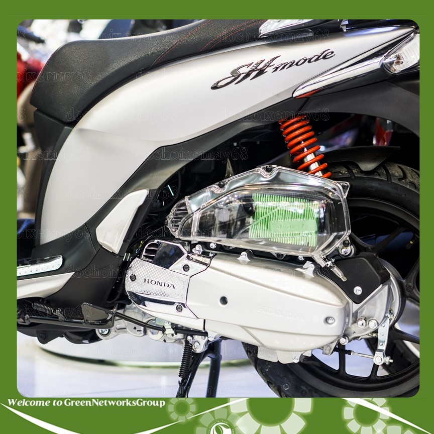 Ốp lọc gió trong suốt cho dòng xe Vario PXC Click AB SH mode GreenNetworks (màu trắng trong)