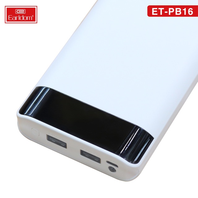 Sạc dự phòng dung lượng 20000 mAh chính hãng Earldom PB16