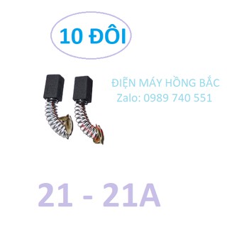 10 đôi chổi than 21A dùng cho máy khoan đục bê tông - Chổi than MKT21A
