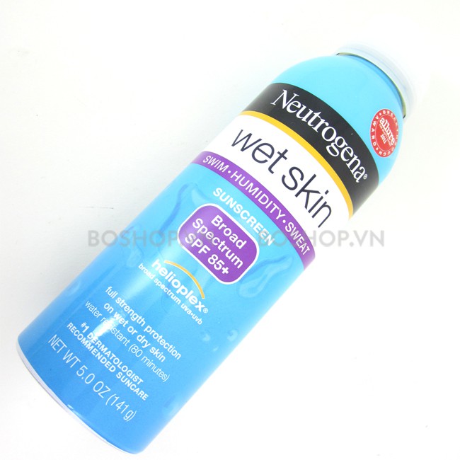 XỊT CHỐNG NẮNG NEUTROGENA WET SKIN SUNSCREEN SPF85 141G CHÍNH HÃNG - 5300