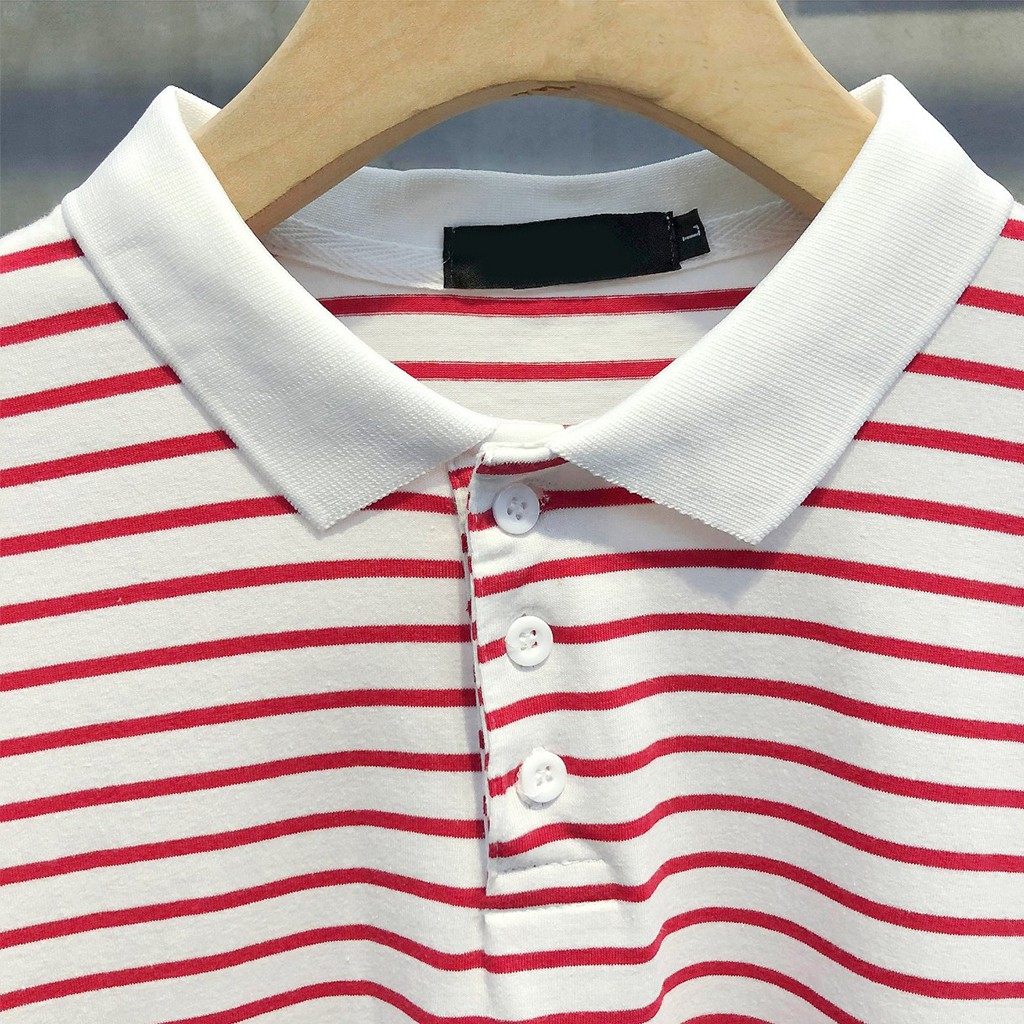 Áo thun Polo Nam Kẻ trơn, dáng Slimfit, chất thun cao cấp | BigBuy360 - bigbuy360.vn