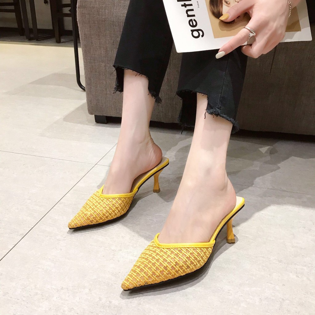 sục zen ,giày cao gót cao cấp ,đế cao 5cm 1.0