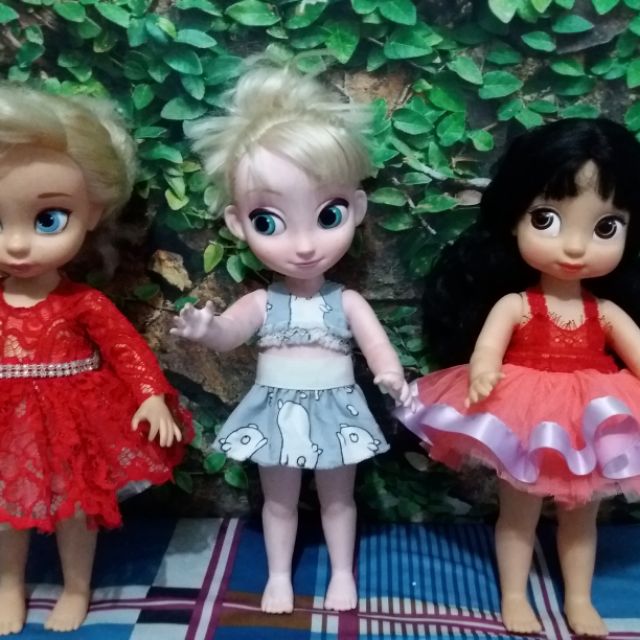 Set đầm 4 bộ cho búp bê ani