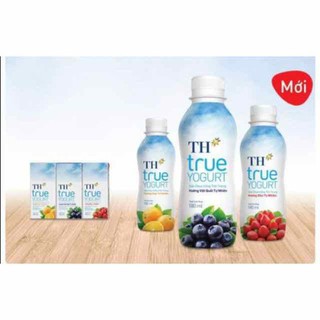Thahh Hóa - Sữa chua uống tiệt trùng TH True Milk chai 180ml