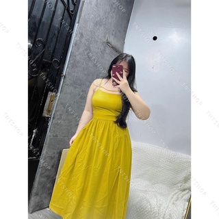 ĐẦM MAXI DÀI SẮC MÀU [TNT SHOP BIGSIZE 60KG 90KG]