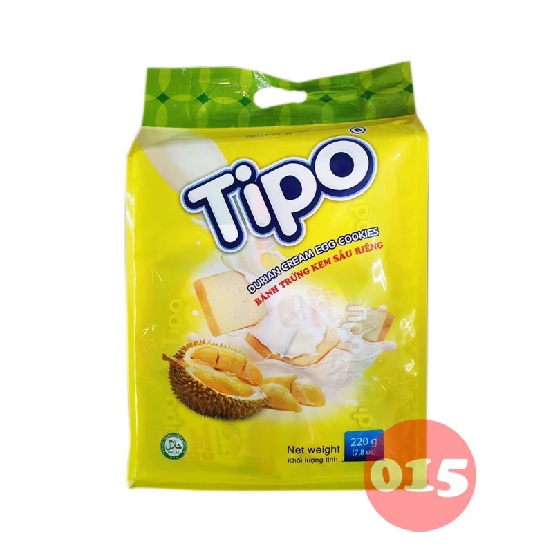 Bánh trứng Tipo sầu riêng 220g