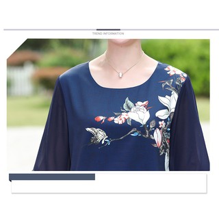 Bộ đồ quần áo nữ trung niên (lụa)
