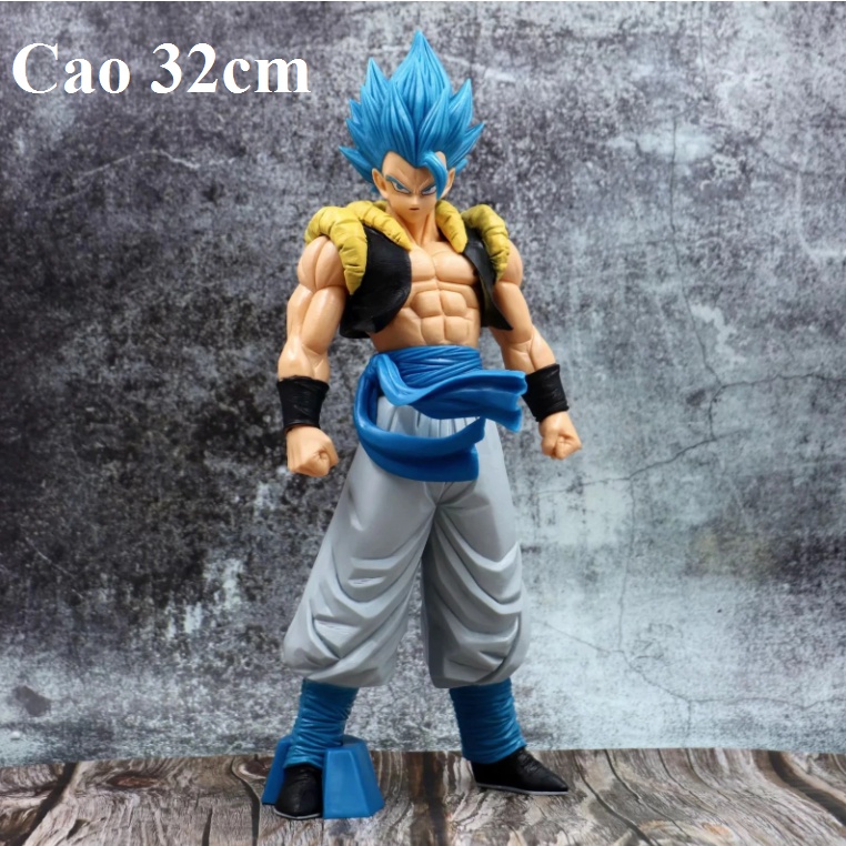 Mô hình nhân vật Dragon Ball Gogeta Blue Cao 32cm Cực Đẹp Có Hộp , Đồ chơi 7 viên ngọc rồng siêu ngầu Figure Kết hợp của