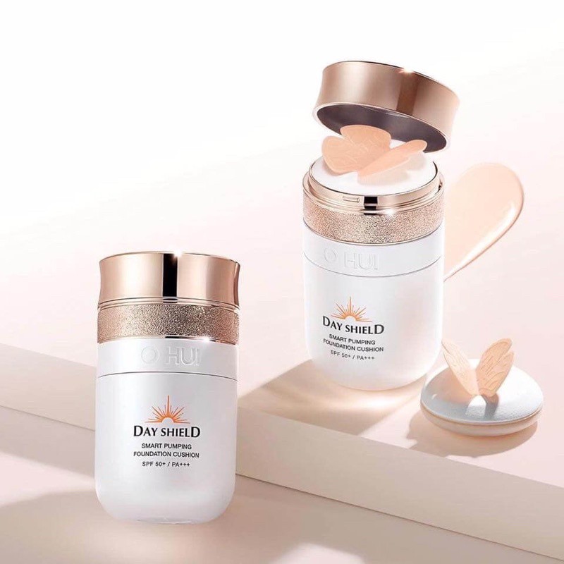 Phấn nước Ohui Day Shield Smart Pumping Foundation Cúhion - Chống nắng và che khuyết điểm [O HUI] | BigBuy360 - bigbuy360.vn