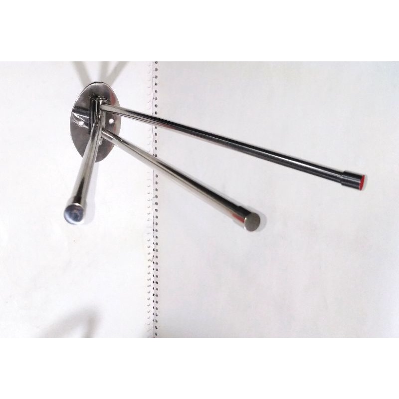 Treo khăn mặt inox xoay 3 thanh
