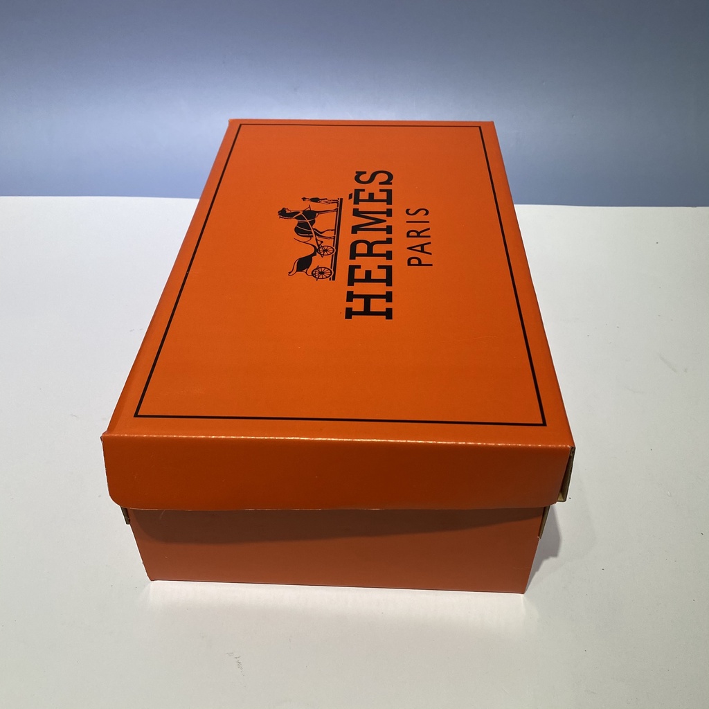 Hộp giấy carton Hermes đựng giày dép quần áo mũ nón gói quà đóng hàng giá rẻ kèm bill thẻ giấy lụa nhật