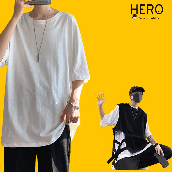 [100% COTTON] Áo Phông Nam Nữ Tay Lỡ Outfit Basic Unisex Form Dáng Rộng Phong Cách Hàn Quốc Năng Động AP05 | BigBuy360 - bigbuy360.vn