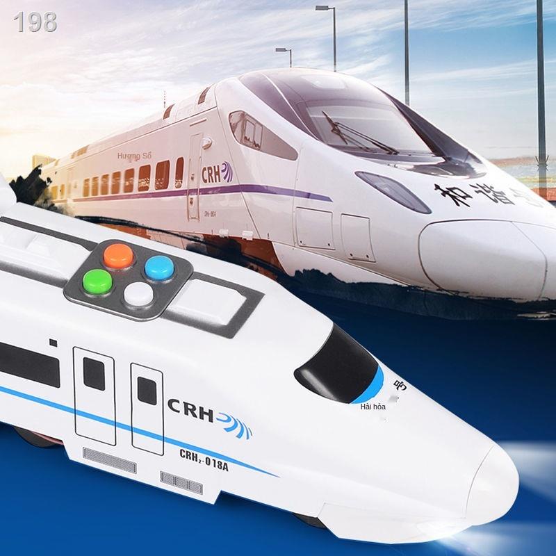 【2021】Trẻ em tàu ​​điện lớn đa năng đường sắt cao tốc hài hòa số mô phỏng hình đồ chơi giáo dục cậu bé quà tặng