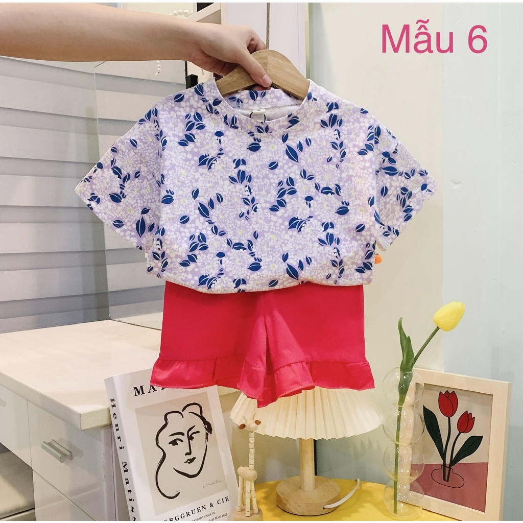 Lyvyshop - (Cotton SG chính phẩm) Bộ quần áo bé gái siêu dễ thương cho bé từ 09-28kg