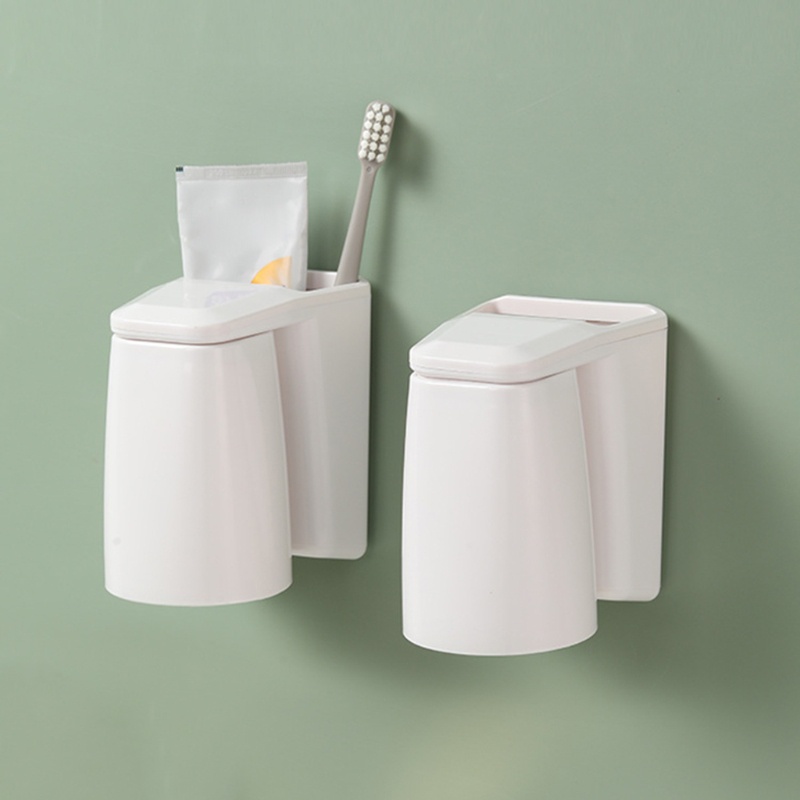 Giá đựng đồ Đựng Bàn Chải Đánh Răng / Cốc Sắp Xếp Gọn Gàng Gắn Tường