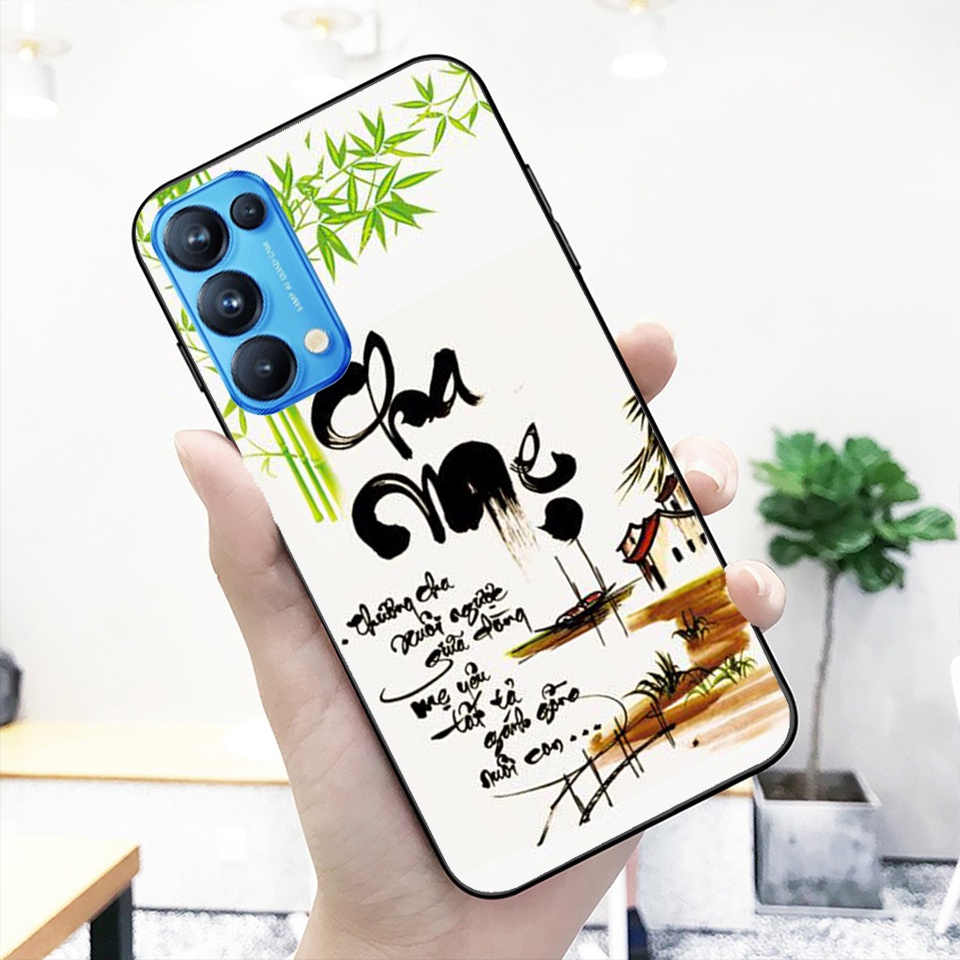 Ốp lưng kính cường lực Oppo Reno6 Reno6z Reno5 Reno4 in hình cao cấp- độc -lạ- siêu hot.