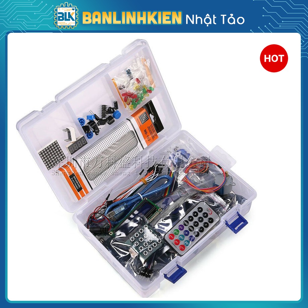 Bộ Kit Học Tập Arduino UNO R3 Cơ Bản Dành Cho Sinh Viên Bắt Đầu Lập Trình