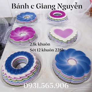 khuôn ấn xôi ấn cơm đổ rau cau có 12 mẫu