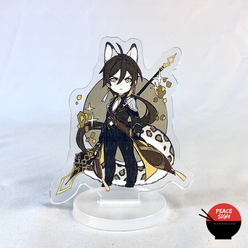 Standee mini GENSHIN IMPACT ver CHIÊU THỨC mô hình game anime chibi mica trưng bày