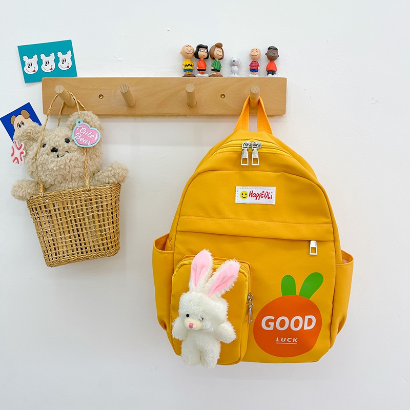 Balo mẫu giáo cho bé gái hình thỏ cặp sách trẻ em học mầm non siêu cute đáng yêu quà tặng sinh nhật E1049