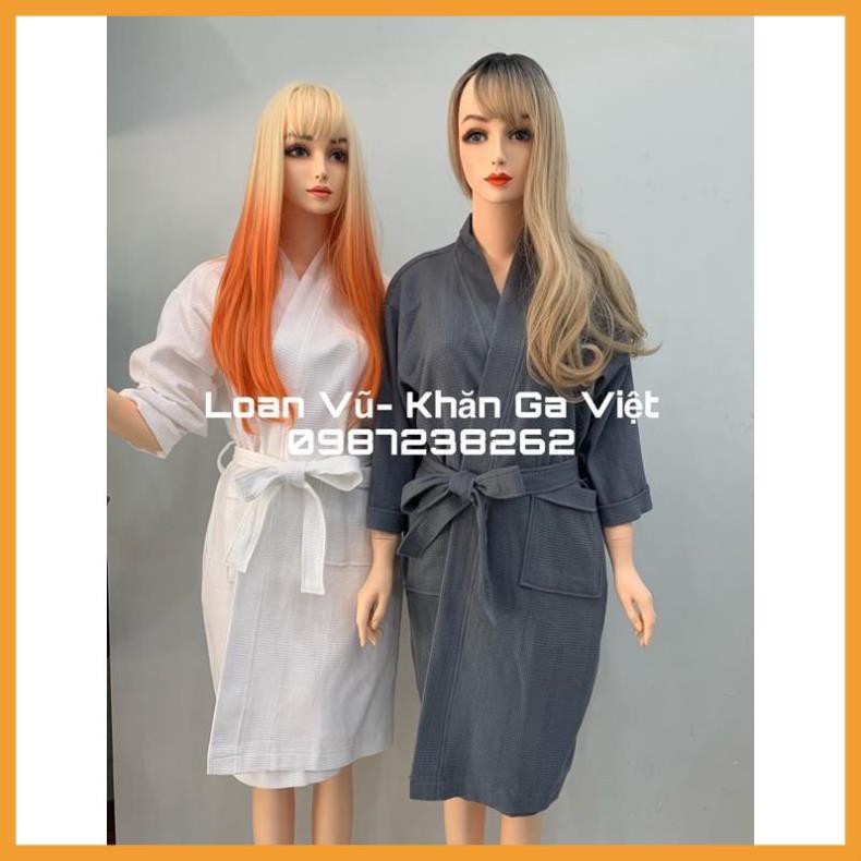 [Hàng chất loại 1] Áo choàng khách sạn nam nữ chất liệu cotton mang lại cảm giác dễ chịu cho người mặc