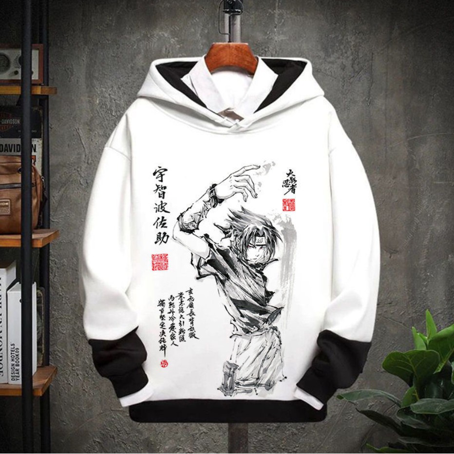 Áo Khoác Hoodie Tay Dài In Hình Naruto One Piece Có Thể Điều Chỉnh Thời Trang Thu Đông Cho Học Sinh