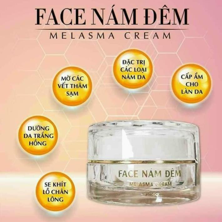 Kem Face Nám Đêm N.COLLAGEN - Dưỡng trắng da, cấp ẩm, mờ nếp nhăn, mụn, nám, tàn nhang