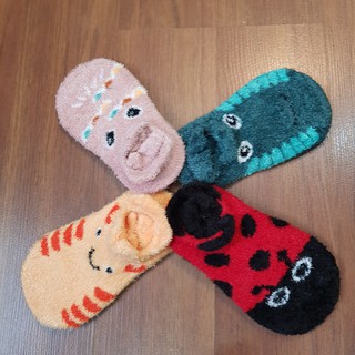 SET 4 TẤT LÔNG XÙ CHO BÉ CỰC DÀY ẤM CHẤT ĐẸP CỔ LEN CAO HÀNG ĐẸP