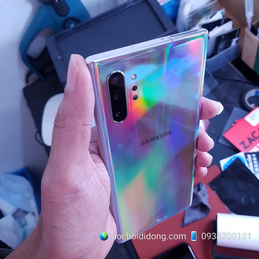 Miếng Dán Lưng Samsung Note 10 - Note 10 Plus Aurora Đổi Màu