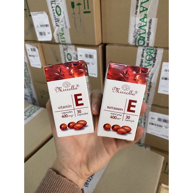 Vitamin E đỏ 400mg Mirrolla chuẩn Nga | BigBuy360 - bigbuy360.vn
