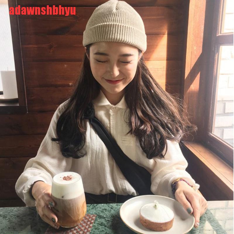 1 Mũ Beanie Unisex Có Gân Giữ Ấm Mùa Đông
