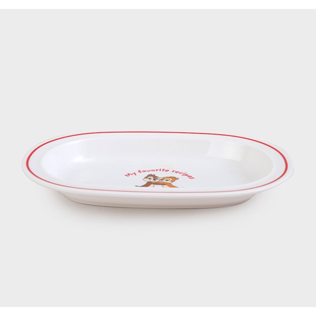 [DAISO Korea] Chip &amp; Dale Đĩa Hình Oval Melamine