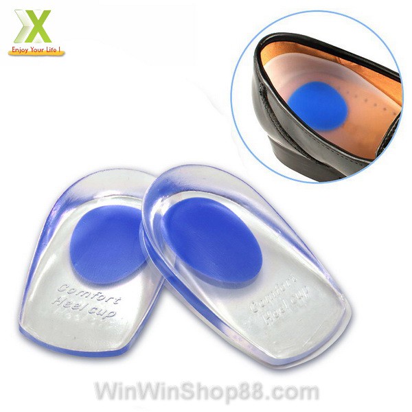 Lót giày tăng chiều cao silicon bảo vệ gót chân, Miếng lót tăng chiều cao, giảm đau gót chân - Winz.vn
