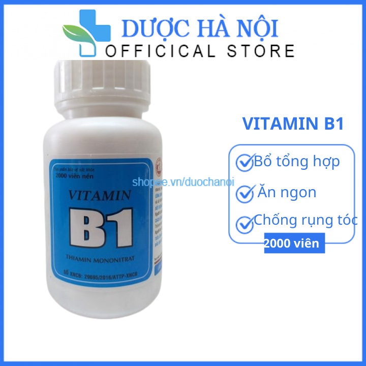 Vitamin B1 bổ sung vitamin cho cơ thể , giú làm đẹp tắm trắng, đắp mặt , gội đầu cho tóc nhanh dài