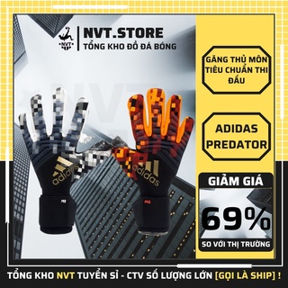 Găng tay thủ môn Adidas Predator có xương, bao găng tay câu lạc bộ trẻ em/người lớn cao cấp siêu dính giá rẻ - NVT.store