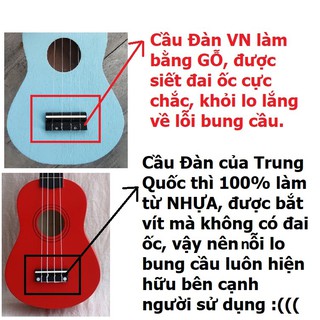 [Tặng túi đựng đàn] Đàn Ukulele Soprano Trơn