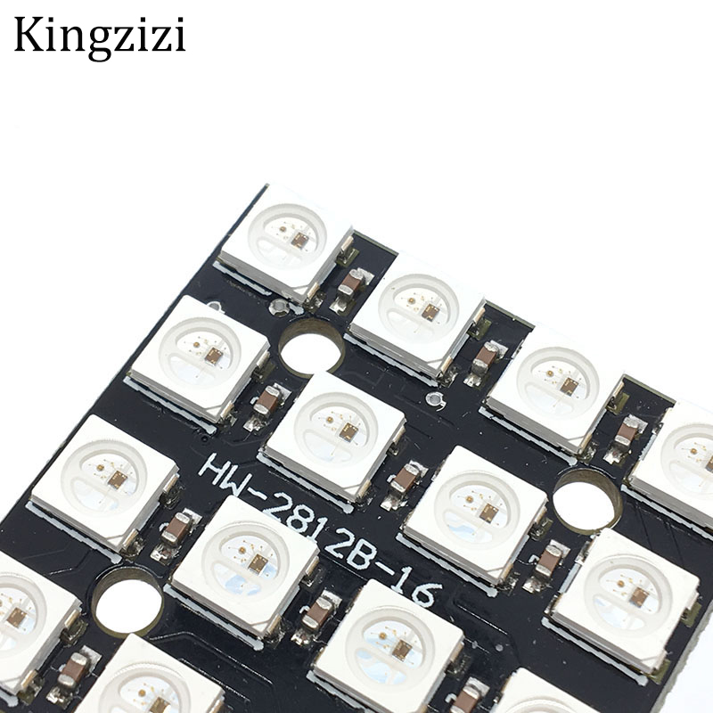 Bảng Đèn Led Ws2812B 4x4 16-bit 5050 Rgb Ws2812 Cho Arduino