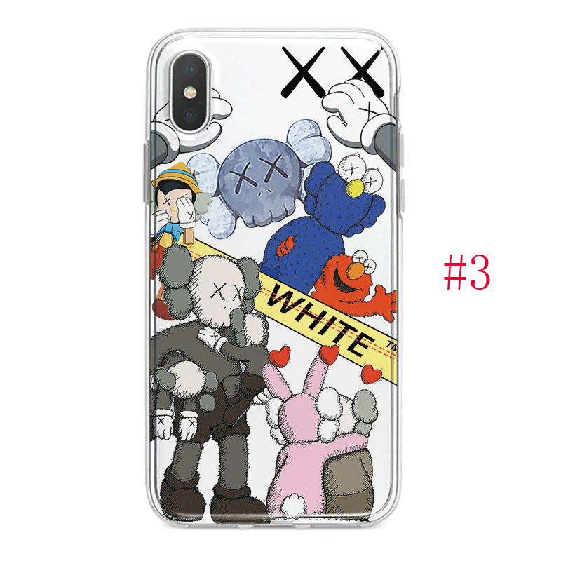 Ốp lưng Huawei Y6 II Y6 2017 Prime 2018 Y6 Pro 2019 vỏ điện thoại Silicone mềm Case KAWS