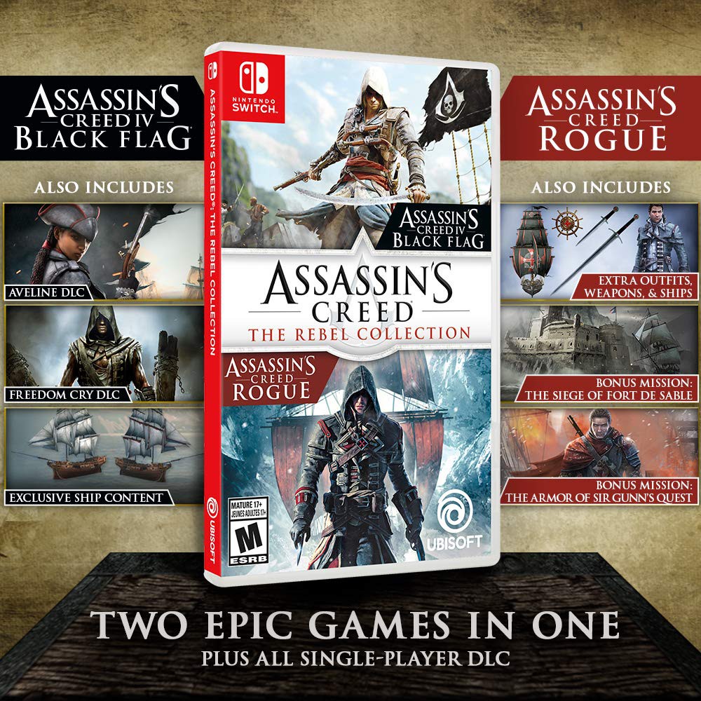 Trò chơi Assassin Creed Rebel Collection - Nintendo Switch