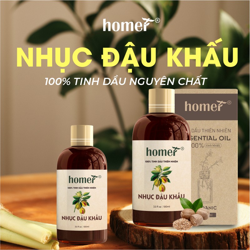 Tinh dầu Nguyệt Quế Ấn Độ Homer 500ML/ 1L - Bay Leaf Essential Oil - đạt chuẩn chất lượng kiểm định