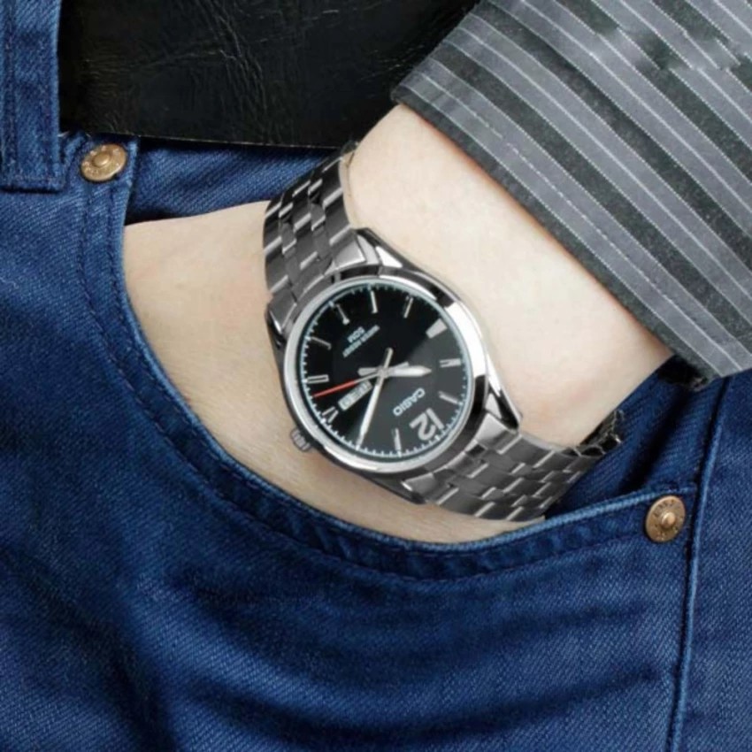 Đồng hồ nam dây kim loại Casio chính hãng Anh Khuê MTP-1335D-1AVDF