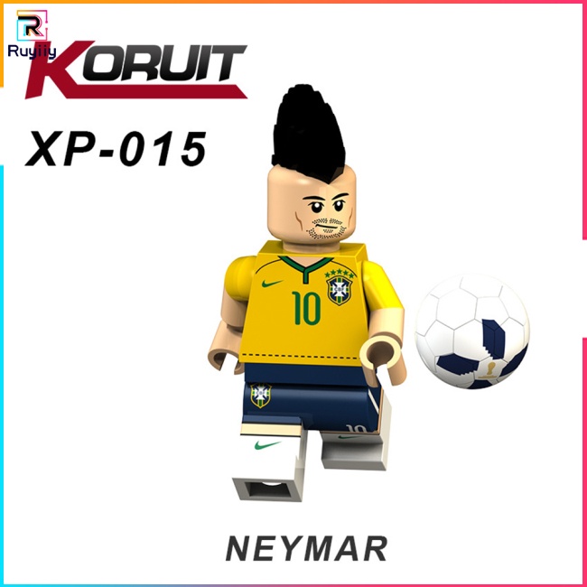 Bộ Đồ Chơi Lắp Ráp Mô Hình Thuyền Trưởng Bóng Đá World Cup R3 Bằng Nhựa