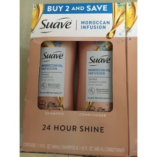 Cặp gội xả Suave Moroccan 443ml*2 mới